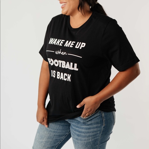 Wake Me Up When Football is Back Graphic Tee - Picture 8 of 11